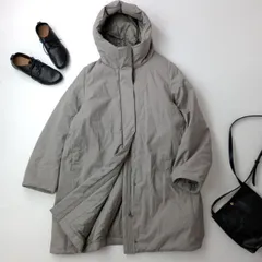 UNIQLO ユニクロ フード ハイブリッド ダウンコクーンコート グレー/26Fのサムネイル