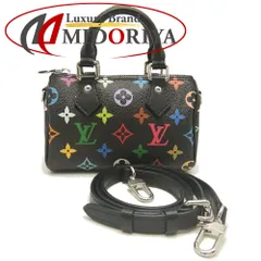 LOUIS VUITTON ルイヴィトン マルチ LVxTMナノ・スピーディ M13406 ハンドバッグ ノワール レディース /253990【中古】のサムネイル