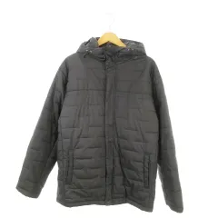 ゴールデンベア GOLDEN BEAR 中綿ジャケット 上着 LL 黒 ブラック フード付き 長袖 キルティング ジップアップ /MN16 ■ECB006のサムネイル