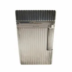Dupont デュポン ライター ローラーガスライター ライン2 モンパルナス ストライプ 喫煙器具 喫煙具 火花確認済み シルバー メンズ 【中古】のサムネイル