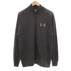 アンダーアーマー UNDER ARMOUR ニットジャケット LG グレー フルジップ 長袖 スタンドカラー /NX ■ECF006のサムネイル