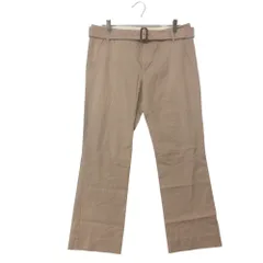 MAX MARA マックスマーラ パンツ スキニー ベルト付き タイト ストレート 無地 ジップアップ フレア ベージュ レディース 【中古】のサムネイル