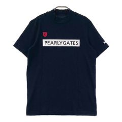 PEARLY GATES 半袖シャツ ネイビー - メルカリ