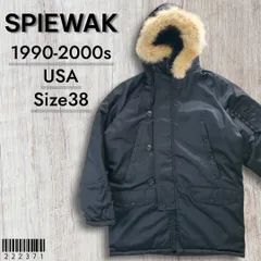 SPIEWAKスピワック■極美品 1990-2000s USA製 廃版 タイタンクロス N-3B フライトジャケット 38 ネイビー TN3BFC レギュラーフィット コヨーテファー ヘビーナイロン Golden Fleeceゴールデンフリース 定価44000のサムネイル