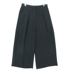 theory luxe セオリーリュクス ワイド パンツ スラックス タック MARCUS 03-9206420 ボトムス ネイビー 38【M】 レディース 【中古】のサムネイル