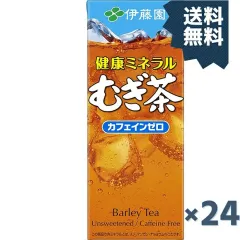 伊藤園 健康ミネラルむぎ茶 250ml紙パック×24本入のサムネイル