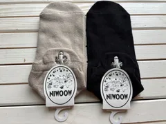 2足セット　ムーミンソックスニョロニョロ　刺繍　アンクルソックスのサムネイル