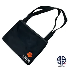 KENZO ケンゾー BOKE FLOWER ボケフラワー ナイロン ブラック 黒 サコッシュ スモールクロスボディバッグ ミニバッグ 斜め掛け ポシェット 刺繍 ワッペン カバン 鞄のサムネイル
