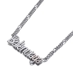 バレンシアガ BALENCIAGA Typo ネックレス 合金 レディース 女性 メンズ 男性 【中古】のサムネイル