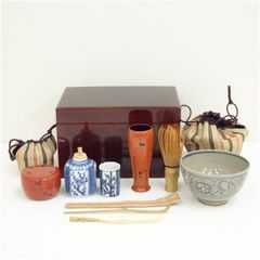 茶道具 天然木 茶箱 天目茶碗 草蒔絵棗など 九点 一式 V A355 - メルカリ