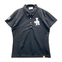 速乾 JUN&ROPE レディース ゴルフ 半袖ポロ ブラック 新品 - メルカリ