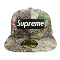 Supreme 迷彩キャップ 7 3/4 ピンクリボン Supreme 迷彩キャップ 7 3/4 ピンクリボン - メルカリ