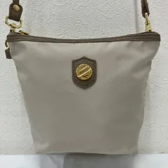 6042　【美品】　BONFANTI　ボンファンティ　ポーチショルダー　ベージュ　レディース　軽量　小さめ　ミニ　ショルダーバッグのサムネイル