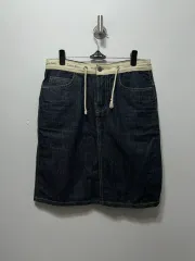 Calvin Klein ロゴ 밴딩 デニム ミニスカート 28のサムネイル