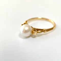 MIKIMOTO ミキモト 12号 パール リング K14 ヴィンテージ 真珠 和装 着物 クワイエットラグジュアリーのサムネイル