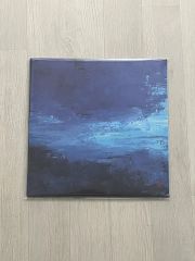 青のグラデーション 抽象画 アートパネル アクリル画 - メルカリ