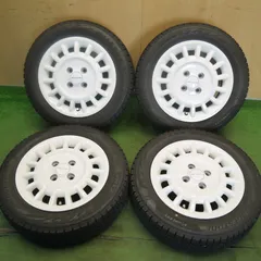 バリ溝！25年！キレイ！9.5分以上◎ホンダ N-BOX 純正 Modulo 155/65R14 スタッドレス ブリヂストン ブリザック VRX2 モデューロ 14インチ PCD100/4H◎6062303Hスのサムネイル