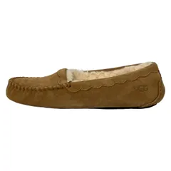 UGG(アグ) フラットシューズ JAPAN 25 レディース スカラップド モック 1118841 ブラウン ムートンのサムネイル