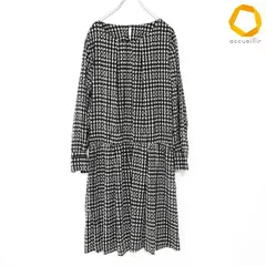 コムサデモード COMME CA DU MODE ワンピース ロング 長袖 総柄 ミックス レディース [a1016064]のサムネイル