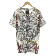 ドレスキャンプ DRESSCAMP 15SS Tシャツ カットソー 半袖 KAZZROCK グラフィティ プリント コットン 50 マルチカラー グレー 赤 レッド 白 ホワイト 58-15S20912 /AN69のサムネイル