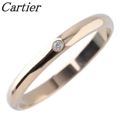 カルティエ ダイヤ リング 1895 ウェディング 1PD #58 幅2.5mm Au750YG 新品仕上げ済 Cartier【26788】のサムネイル
