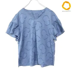 ユキトリイ YUKITORII  シャツ ブラウス コットン 半袖 総柄 レディース [a967300]のサムネイル