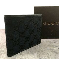 美品 GUCCI 150413 マイクログッチシマ 二つ折り財布 箱付 119 - メルカリ