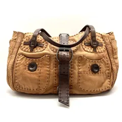 ★JAMIN PUECH ジャマンピュエッシュ レザー ハンドバッグ トートバッグ バックル A4収納 大容量 ブラウン系 レディース 中古★008339のサムネイル