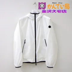 モンクレール　Granier グラニエ ウインドブレーカー　ホワイト系 白　フード付き　K10911A00105　539ZD　041　ナイロンジャケット　A26-1535　久安店のサムネイル