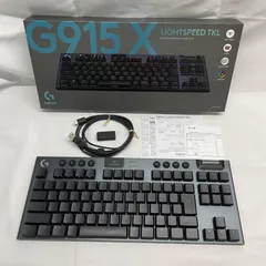 ◇ Logicool ロープロファイル ワイヤレス ゲーミング キーボード [ G915X / G915WLX ] 【使用感ふつう/動作確認済み】 ロジクール / 中古 071014のサムネイル