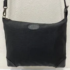 5975 【美品】 IBIZA イビサ イビザ ショルダーバッグ ブラック 黒 無地 ナイロン レザー レディース 小さめ ミニのサムネイル