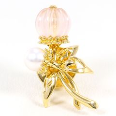 ミキモト MIKIMOTO カーネーション フラワー 花 K18 YG 750 - メルカリ