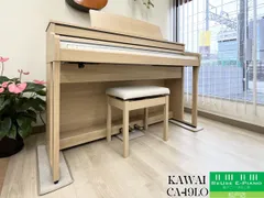 【メンテナンス＆クリーニング済み】 カワイ CA49LO プレミアムライトオーク調仕上げ 2020年製 | 電子ピアノ 中古 88鍵盤  木製鍵盤 KAWAI CAシリーズ | 千葉・東京・神奈川・埼玉・愛知限定　中古電子ピアノ専門店の配送設置込のサムネイル