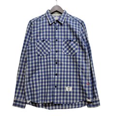 WTAPS ダブルタップス ブロックチェックボタンダウン シャツ - メルカリ