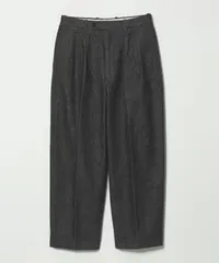 steven alan 13.5oz デニム インツープリーツ ドレストラウザーズ XL Black スティーブンアラン 8114-1-551001 タグ付きのサムネイル