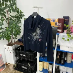 ZADIG&VOLTAIRE ザディグ・エ・ヴォルテール カシミア100% フードジップアップ Mのサムネイル