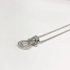 フレッド FRED フォース10 ミディアム ネックレス K18WG ダイヤモンド レディース【中古】のサムネイル