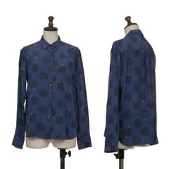 プリーツプリーズPLEATS PLEASE プリーツオープンカラーシャツ 水色3