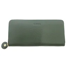 バルコス BARCOS 長財布 ウォレット ラウンドファスナー ロゴ レザー 緑 グリーン /IB ■GY99のサムネイル