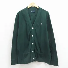 XL/古着 ラルフローレン 長袖 ブランド ジャケット メンズ 90年代 90s ワンポイントロゴ 大きいサイズ コットン グリーン 26jun26のサムネイル