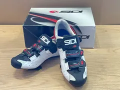 P4519 ■USED■SIDI シディ GENIUS 7 ホワイト/ブラック/レッド ロードシューズ サイクルシューズ ビンディングシューズ EU42 26cm   ロードバイク 自転車 パーツ アクセサリーのサムネイル