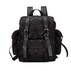 PRADA プラダ コミックプリント バックパック ブラック トライアングル