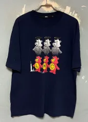 LMC エルエムシー スリーベアーズ メンズ 半袖Tシャツ 新品 ネイビー ラウンドネック M 95のサムネイル