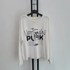 正規品 ラッキーシュエトゥ LUCKY CHOUETTE 白 プリンティング Tシャツのサムネイル