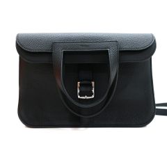 期間限定】HERMES トロッティング 黒 メンズ ショルダーバッグ 美品
