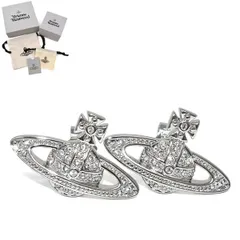 ヴィヴィアンウエストウッド ピアス Vivienne Westwood 62020033-02P116 MINI BAS RELIEF EARRINGS レディース シルバー 02P116のサムネイル