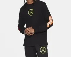 3XL ジョーダン スポーツDNA ロングスリーブTシャツ（ブラック）のサムネイル