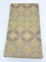 振袖 仮絵羽 青柳 金駒 金彩 紋意匠 正絹 未仕立て品 八掛付き MOK656