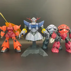 ガンプラ【未検品/ジャンク、パーツ取用、キズ、欠品、汚れ、状態難あり】 MG ジオング/MG シャア専用ゲルググ/MG シャア専用ズゴック/量産型ズゴック 完成品 組立済みHG ガンダム 2948のサムネイル