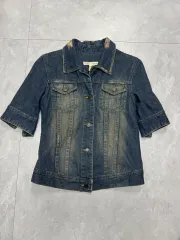 95 アバクロンビー Abercrombie 半袖デニムジャケットのサムネイル
